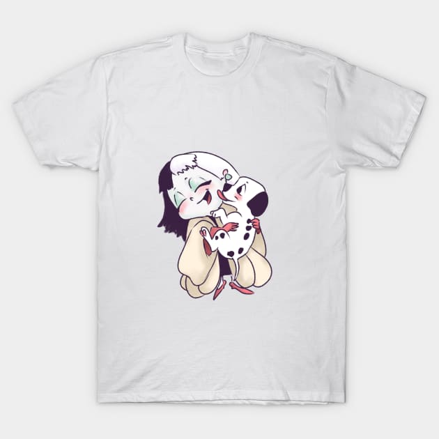 Cute Cruella Deville T-Shirt by ArtInPi